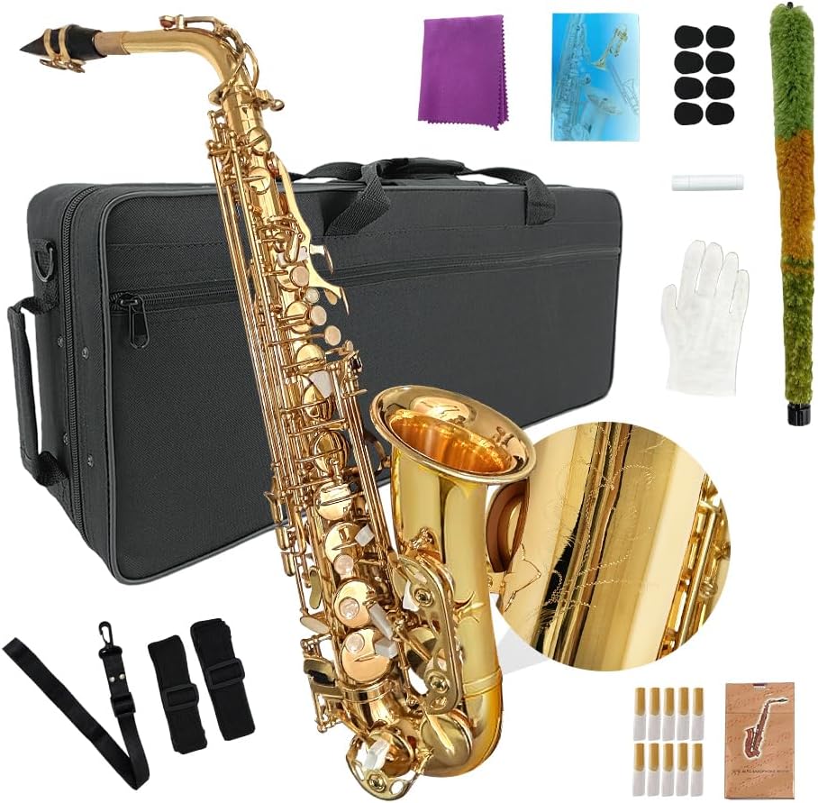 Cabrera Music Beginner Alto Saxophone Kit-Teacher Recommended