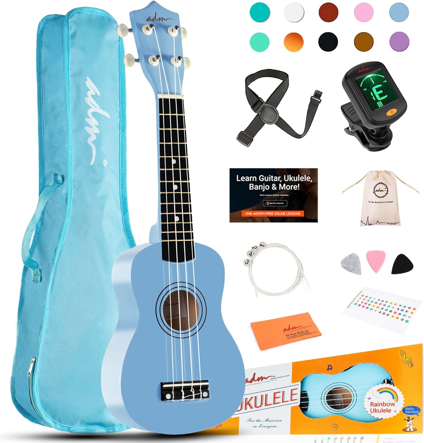Beginner Ukulele Kit – Perfect for Students & First-Time Players